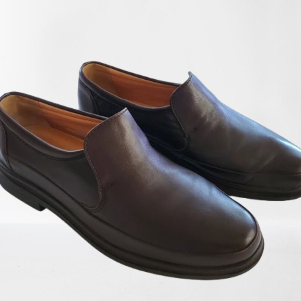 VINTAGE Salamander Sportiv Men’s Brown Leather Shoes Loafers, Size 9